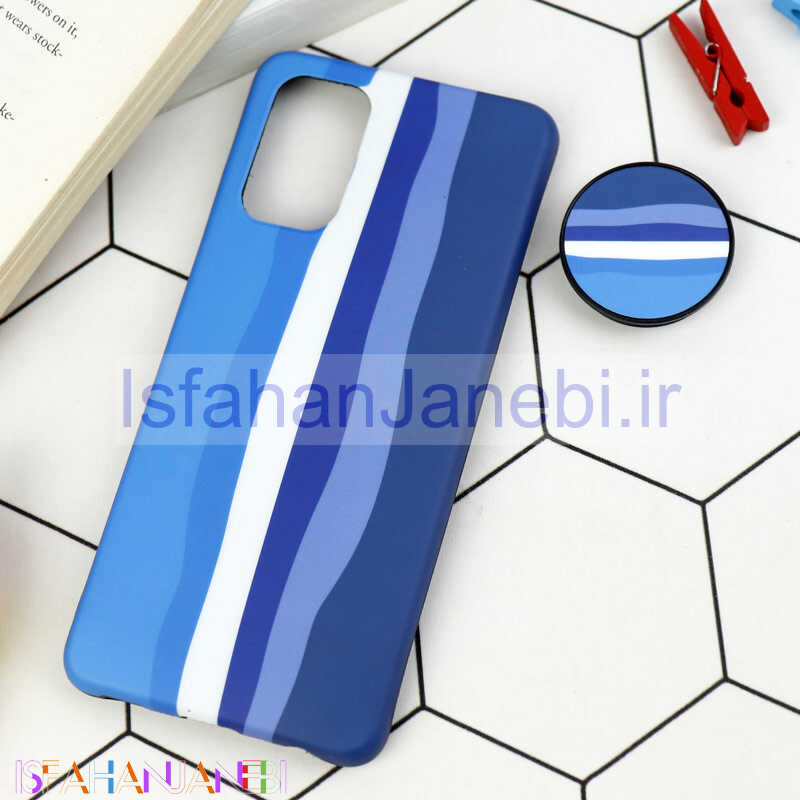 اصفهان جانبی-قاب طرحدار مات IMD + پاپ سوکت Samsung Galaxy A32 4G