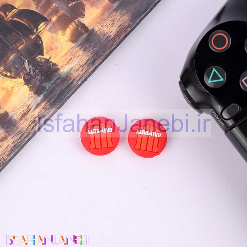اصفهان جانبی-روکش آنالوگ دسته بازی Play Station/XBOX طرح Call Of Duty Black Ops 4 قرمز