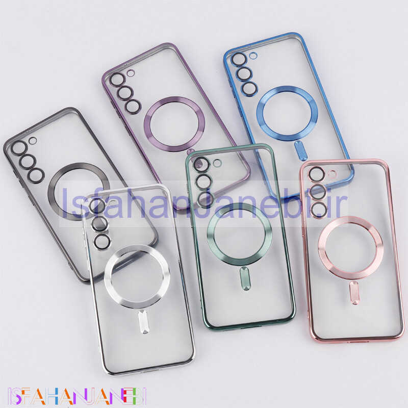 اصفهان جانبی-قاب شفاف MagSafe ژله ای محافظ لنزدار Samsung Galaxy S23 Plus