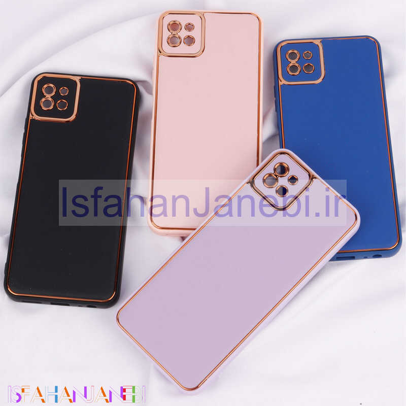 اصفهان جانبی-قاب چرمی My Case محافظ لنزدار Samsung Galaxy A22 5G