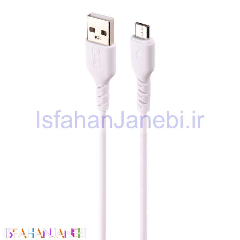 اصفهان جانبی-کابل میکرو یو اس بی فست شارژ Sky Dolphin S07V 2.4A 1m شرینک