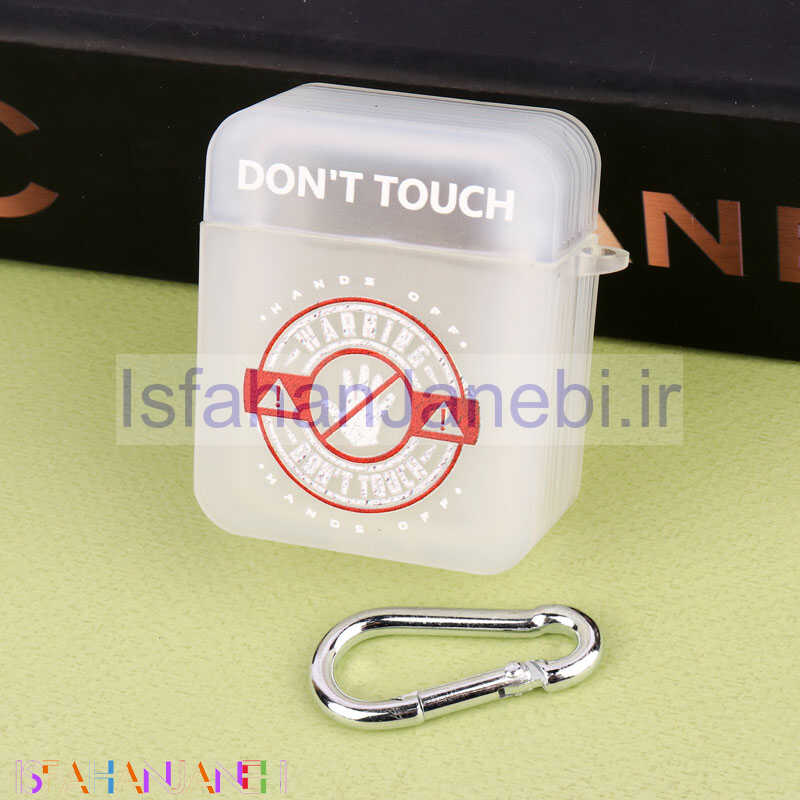اصفهان جانبی-محافظ AirPods 1 / 2 Pc طرح Dont Touch