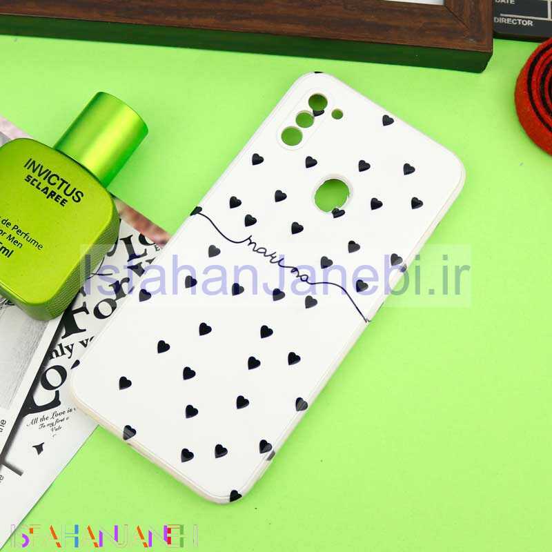 اصفهان جانبی-قاب سیلیکونی محافظ لنزدار طرح قلب Samsung Galaxy A11