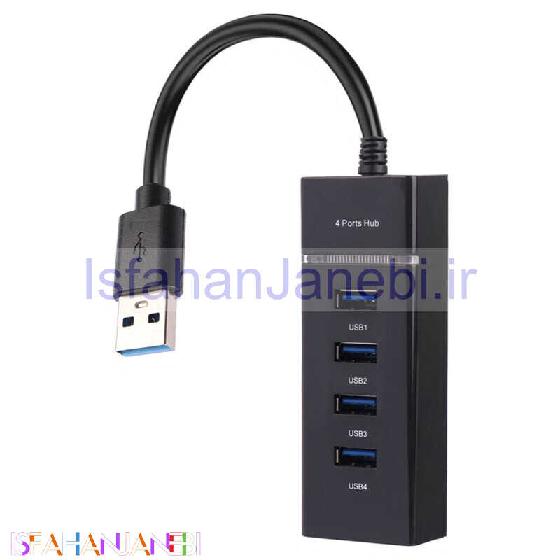 اصفهان جانبی-هاب 4 پورت HUB 303 USB2.0