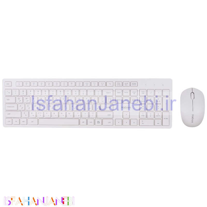 اصفهان جانبی-کیبورد و موس بی سیم هترون HKCW131