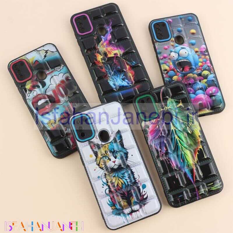 اصفهان جانبی-قاب پافر مربعی محافظ لنزدار سامسونگ Galaxy A11 / M11