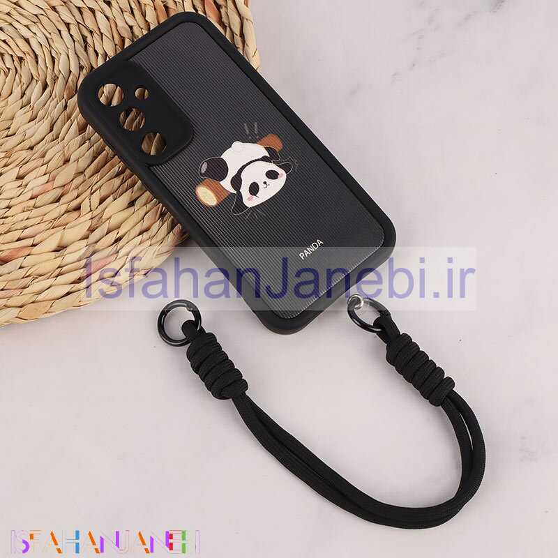 اصفهان جانبی-قاب کبریتی سولید سامسونگ Galaxy A35 محافظ لنزدار با بند مچی