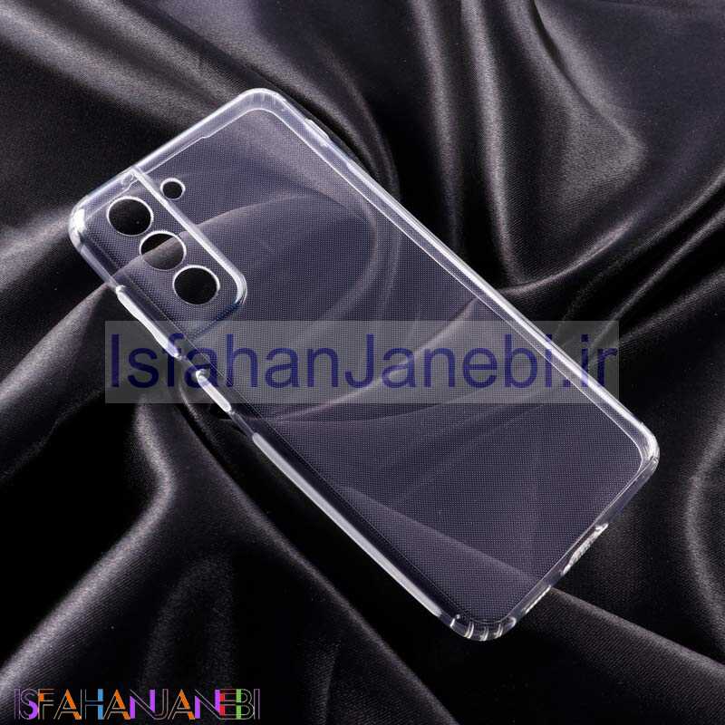 اصفهان جانبی-قاب ژله ای ساده بی رنگ محافظ لنزدار Samsung Galaxy S21 FE 5G