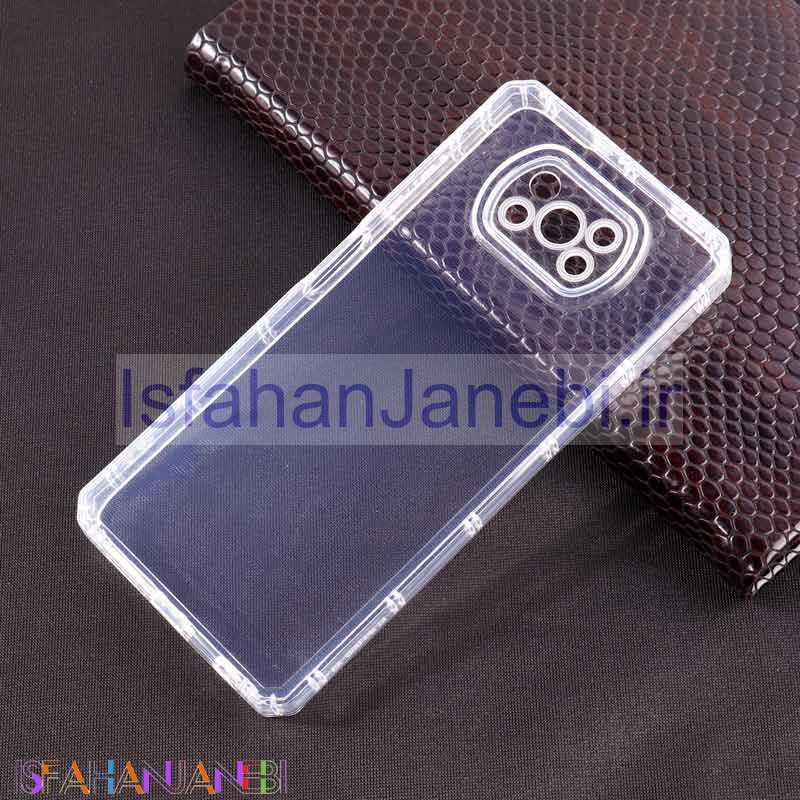 اصفهان جانبی-قاب ژله ای بی رنگ محافظ لنزدار Xiaomi Poco X3 / X3 Pro