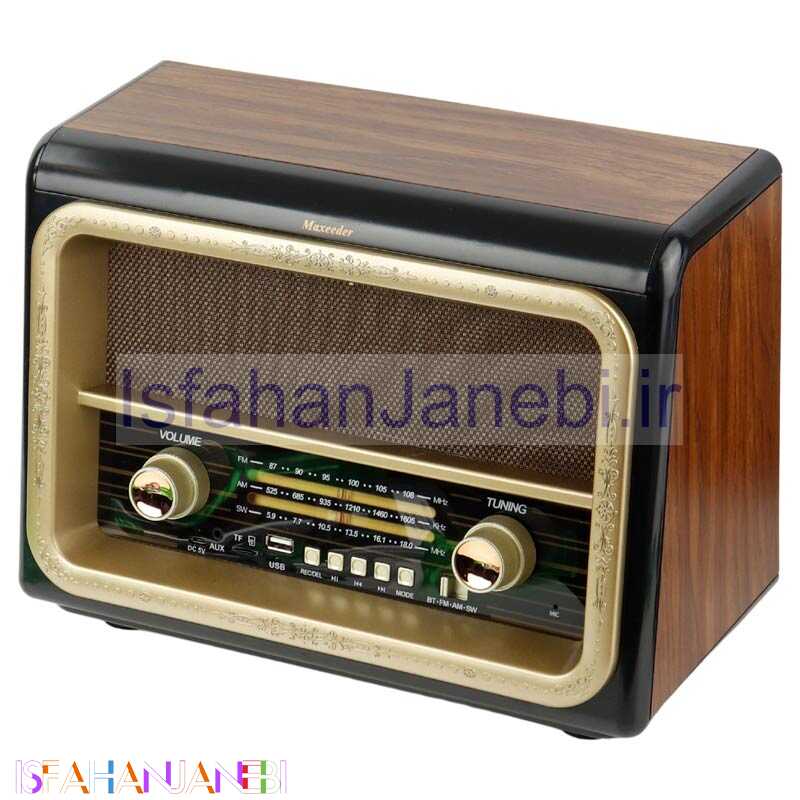 اصفهان جانبی-رادیو اسپیکر بلوتوثی رم و فلش خور Maxeeder MX-RA1213 AM13 + ریموت کنترل