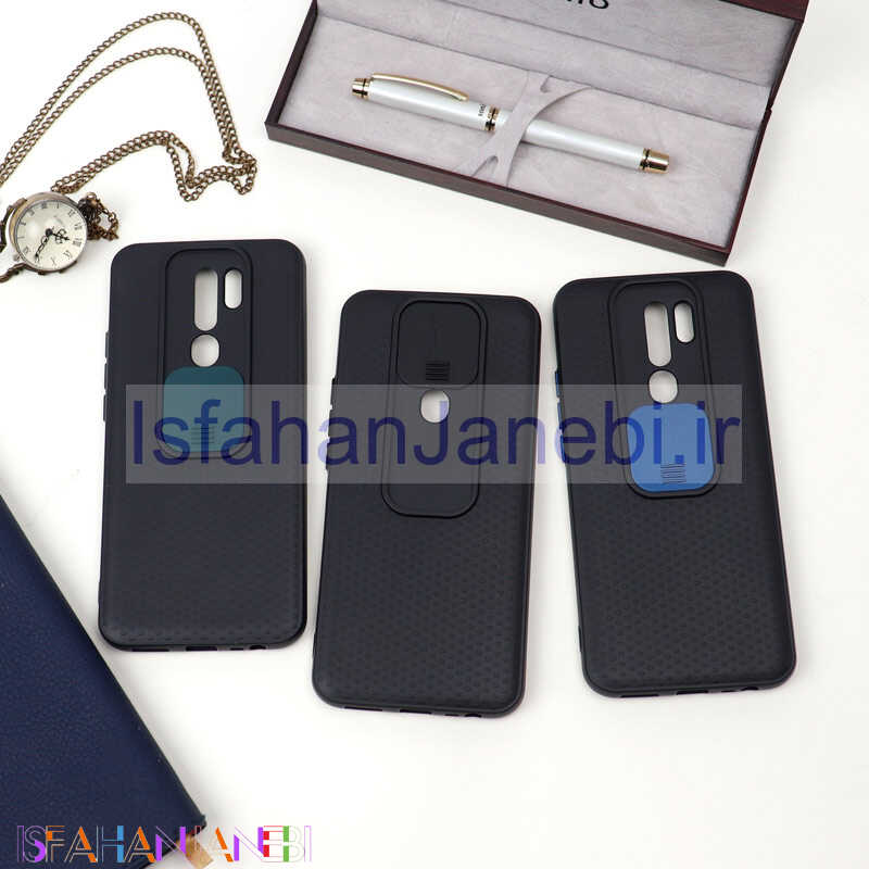 اصفهان جانبی-قاب ضدضربه محافظ لنز دار کشویی Xiaomi Redmi 9