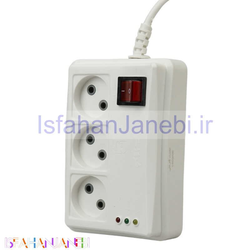 اصفهان جانبی-محافظ برق یخچال و فریزر 3 خانه فروزش با کابل 2٫8 متری Foroozesh FR231