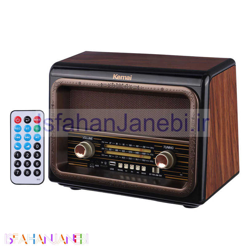 اصفهان جانبی-رادیو اسپیکر بلوتوثی رم و فلش خور Kemai MD-1911BT + ریموت کنترل