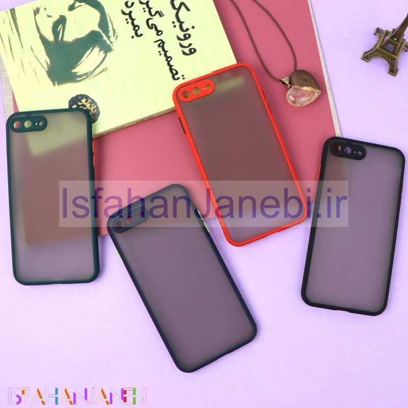اصفهان جانبی-قاب PC مات محافظ لنز دار iPhone 7 Plus / 8 Plus