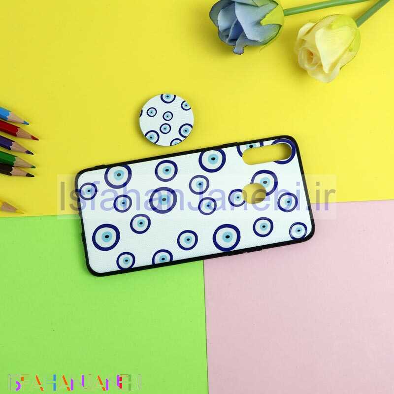 اصفهان جانبی-قاب فانتزی برجسته + پاپ سوکت طرح چشم و نظر سامسونگ A20s سری D