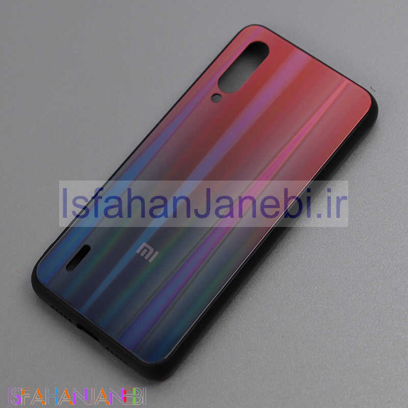 اصفهان جانبی-قاب لیزری پشت گلسی Xiaomi Mi 9 Lite کد7 سری B