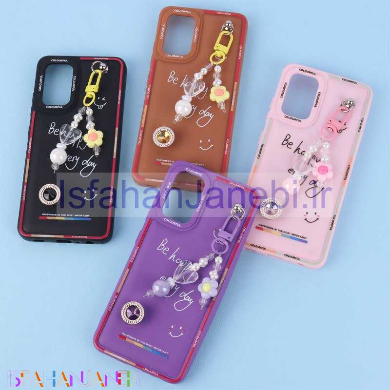 اصفهان جانبی-قاب ژله ای Colourful سامسونگ Galaxy A32 4G آویزدار