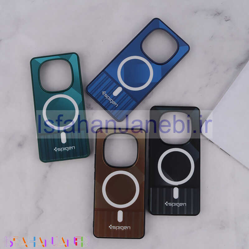 اصفهان جانبی-قاب Spigen شیائومی Redmi Note 14 Pro 5G طرح مگ سیف