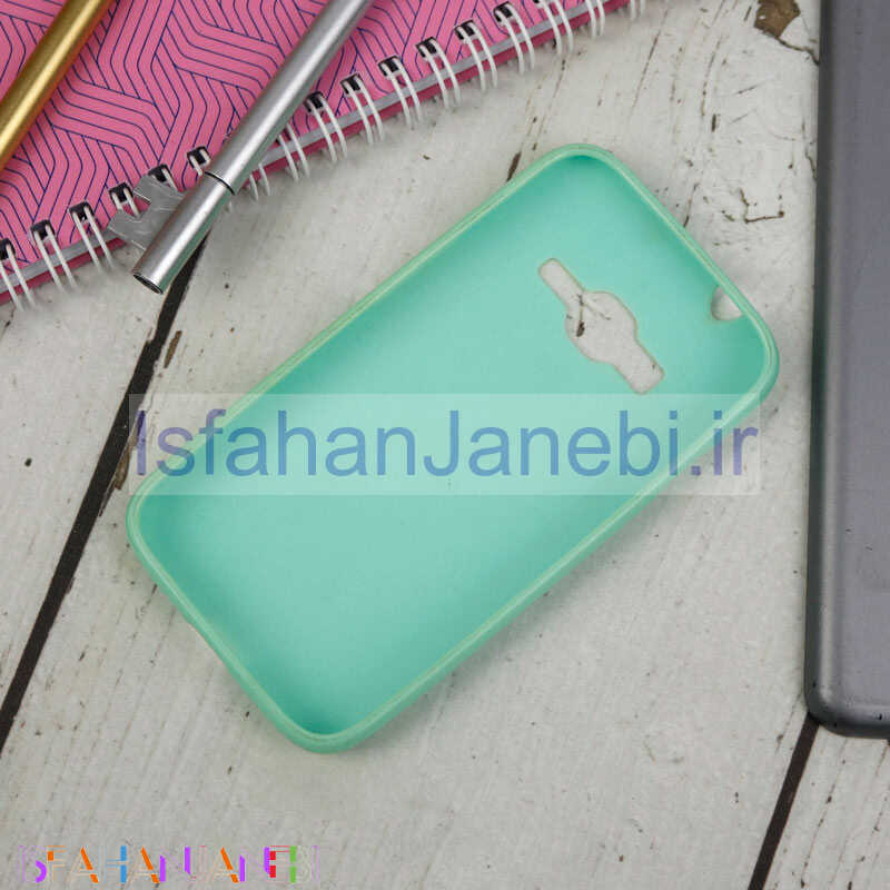 اصفهان جانبی-قاب ژله ای رنگی سامسونگ J1 Mini 2016 سبز آبی