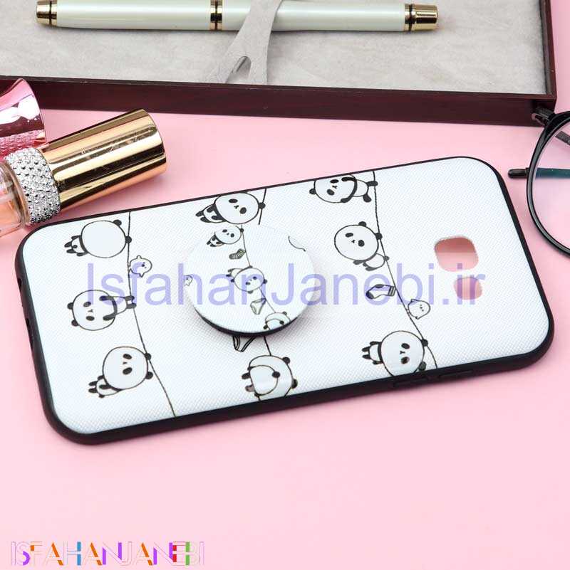 اصفهان جانبی-قاب فانتزی برجسته + پاپ سوکت کد12 سامسونگ A7 2017