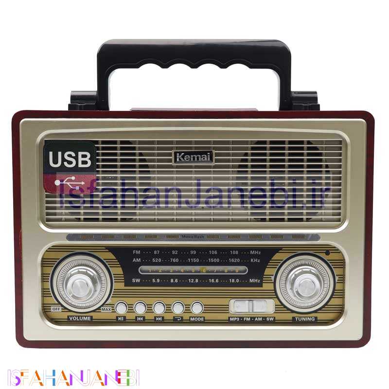 اصفهان جانبی-رادیو اسپیکر بلوتوثی رم و فلش خور Kemai MD-1800BT