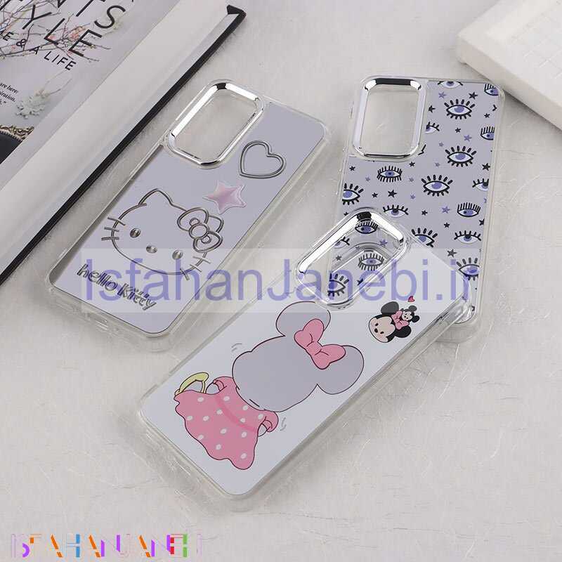 اصفهان جانبی-قاب آینه ای سامسونگ Galaxy A54 طرح دار دور محافظ متال