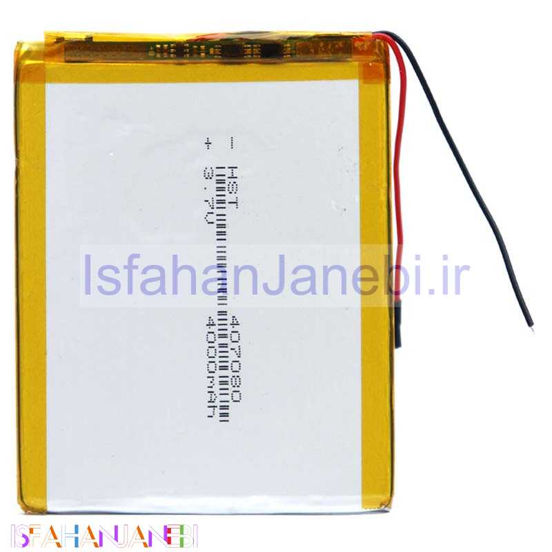 اصفهان جانبی-باتری لیتیوم 4000mAh 92*72*4mm 407080