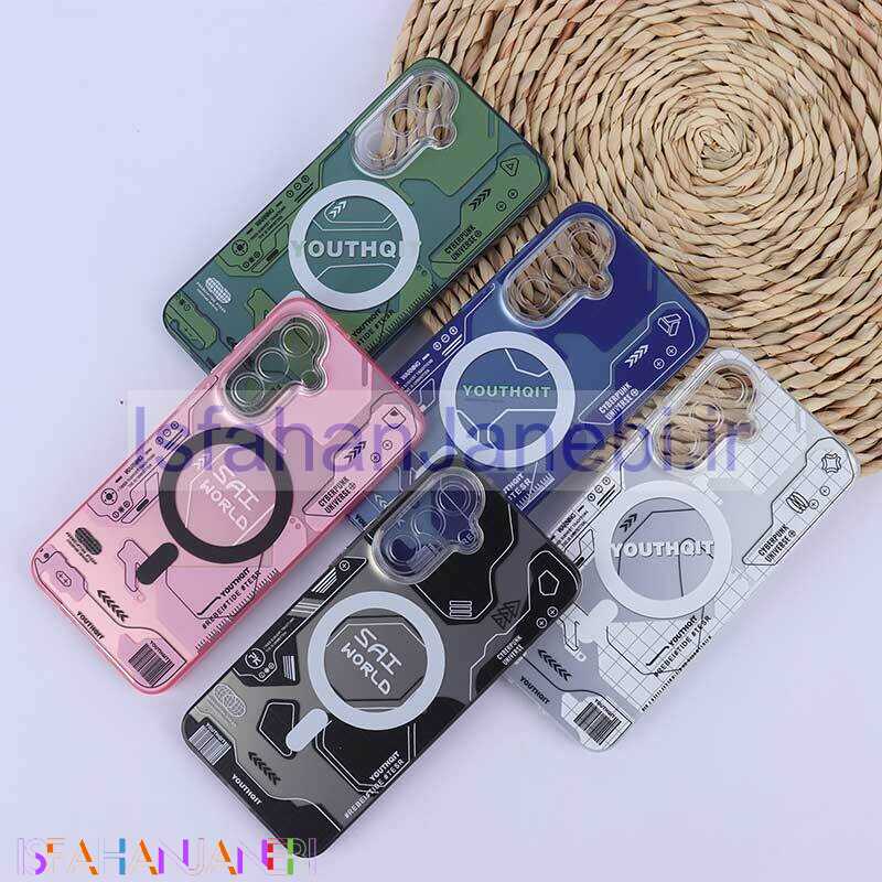 اصفهان جانبی-قاب Youthqit سامسونگ Galaxy A56 محافظ لنزدار طرح برد