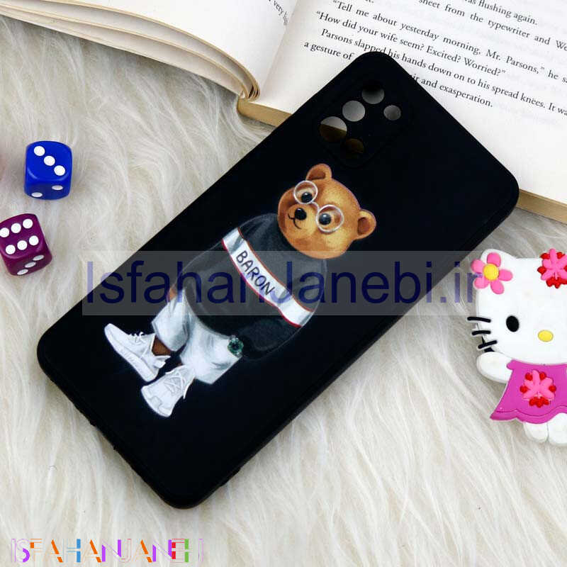 اصفهان جانبی-قاب سیلیکونی عروسکی محافظ لنزدار طرح خرس Samsung Galaxy A31