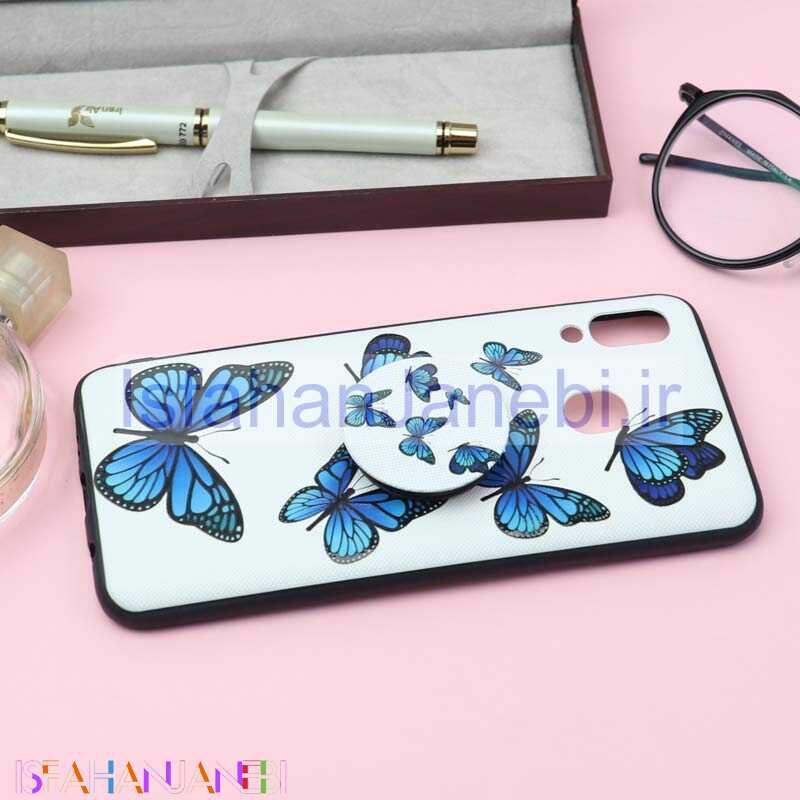 اصفهان جانبی-قاب فانتزی برجسته + پاپ سوکت کد10 سامسونگ A20 / A30