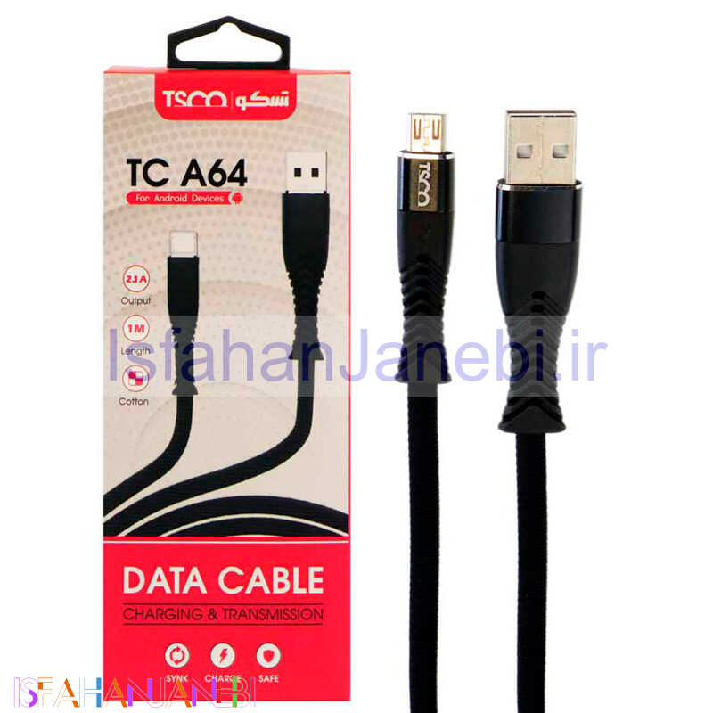اصفهان جانبی-کابل میکرو یو اس بی TSCO TC A64 1m روکش دار