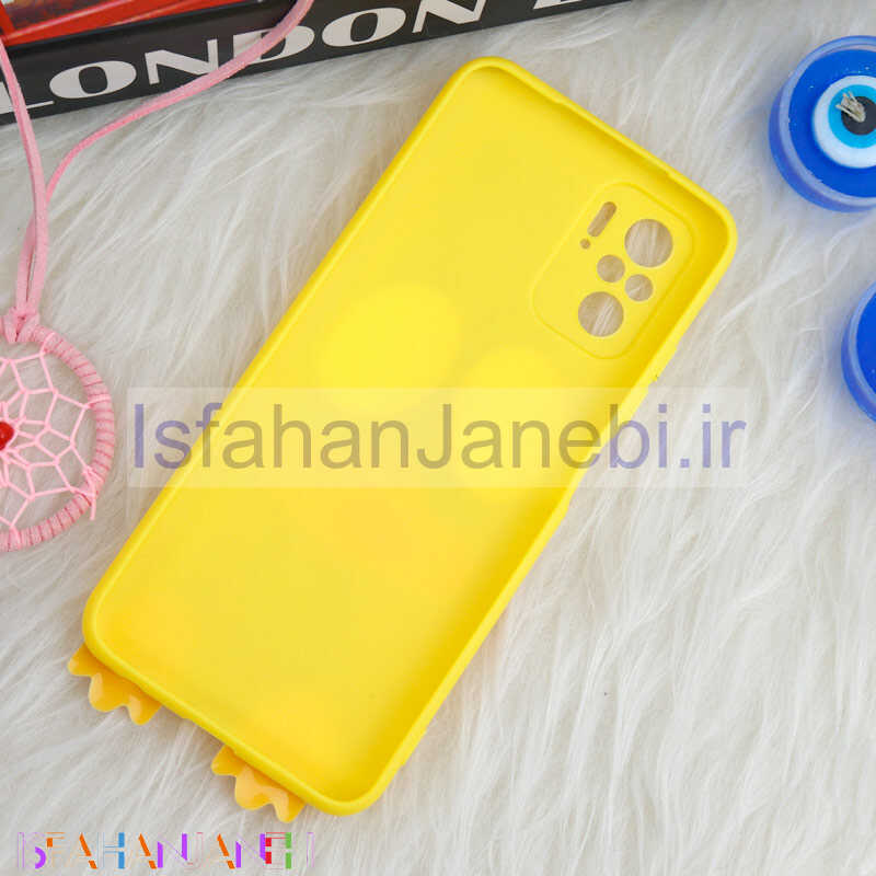 اصفهان جانبی-قاب سیلیکونی اردک محافظ لنزدار Xiaomi Redmi Note 10