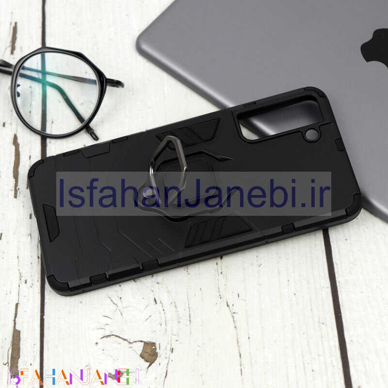 اصفهان جانبی-قاب ضد ضربه هولدر دار Keysion سامسونگ S21 Plus 5G مشکی