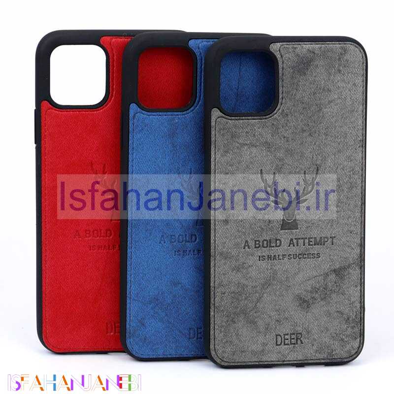 اصفهان جانبی-قاب چرمی طرح گوزن iPhone 11 Pro Max