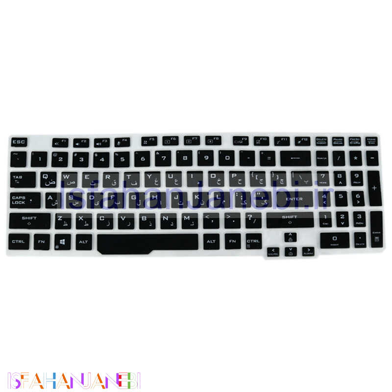 اصفهان جانبی-کاور کیبورد ژله ای لپ تاپ Asus K506/K541/K580