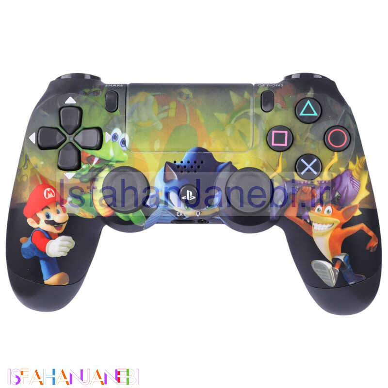 اصفهان جانبی-دسته بازی بی سیم SONY PlayStation 4 DualShock 4 High Copy طرح Game