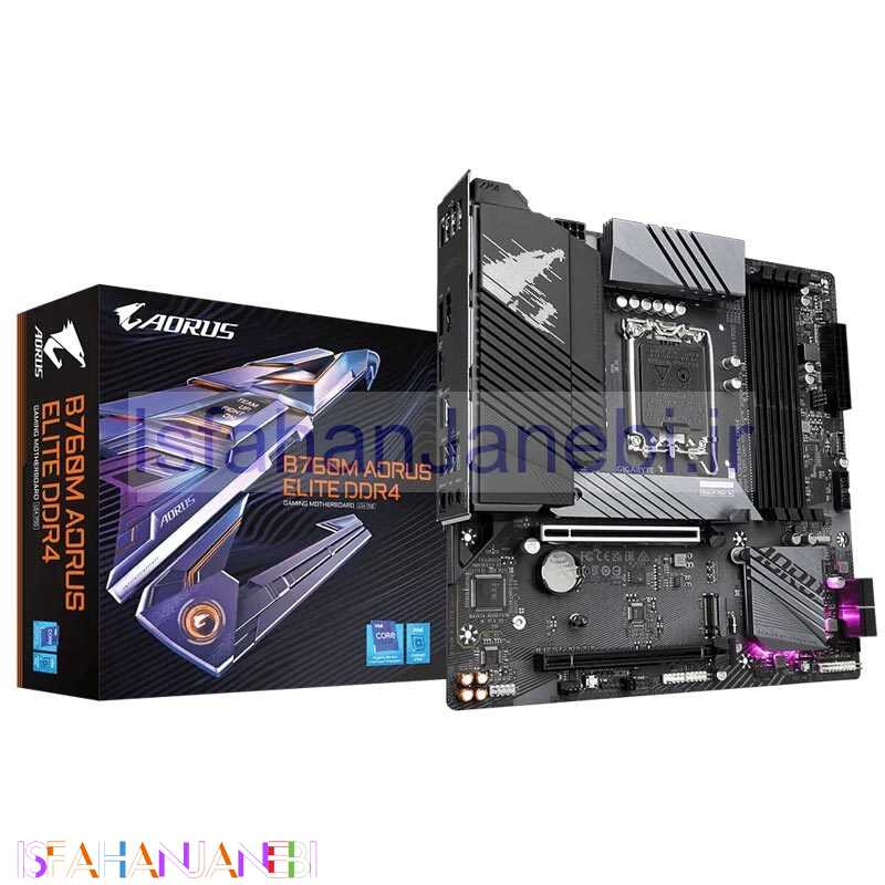 اصفهان جانبی-مادربرد گیگابایت B760M Aorus Elite rev.1.0 DDR4