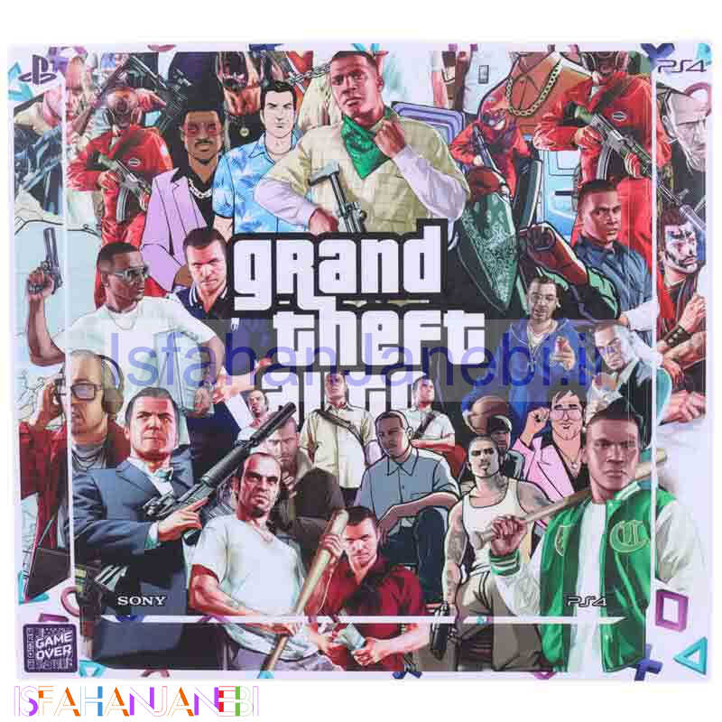 اصفهان جانبی-اسکین پلی استیشن 4 اسلیم طرح GTA V