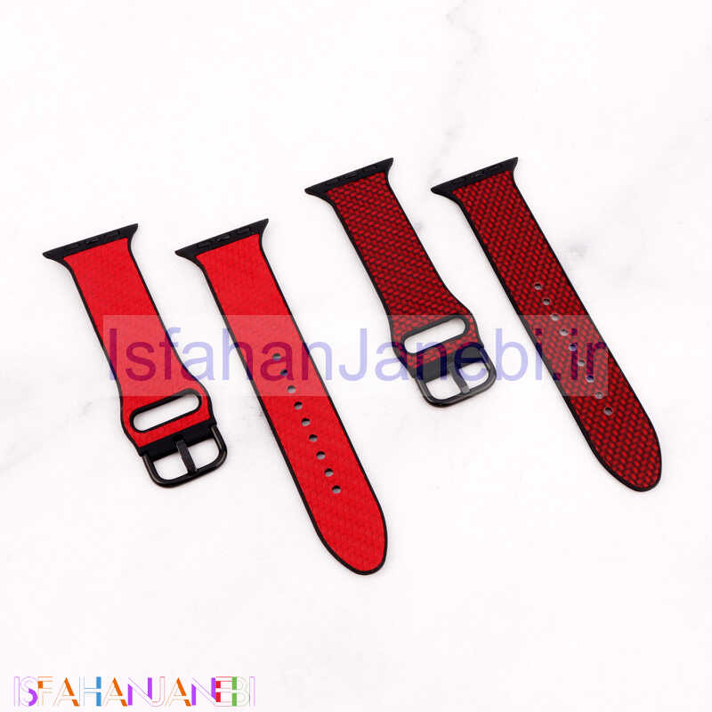 اصفهان جانبی-بند چرمی Watch Band اپل واچ 42/44mm طرح بافت حصیری