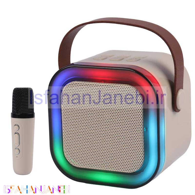 اصفهان جانبی-اسپیکر بلوتوثی رم و فلش خور K12 plus + میکروفون