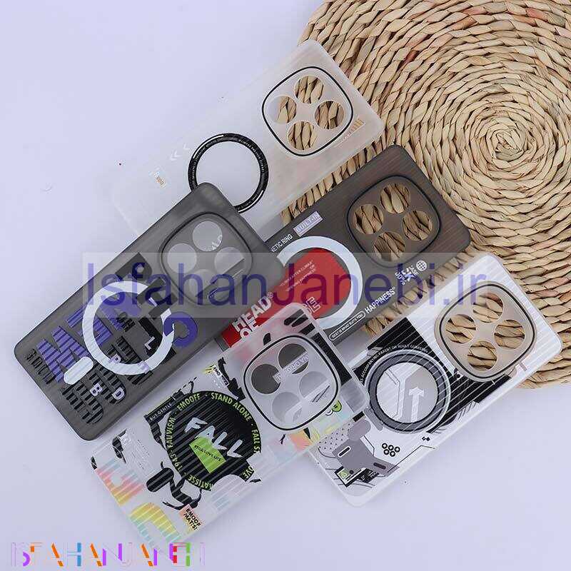 اصفهان جانبی-قاب شیائومی Redmi Note 14 Pro 4G کرکره ای پشت مات محافظ لنزدار