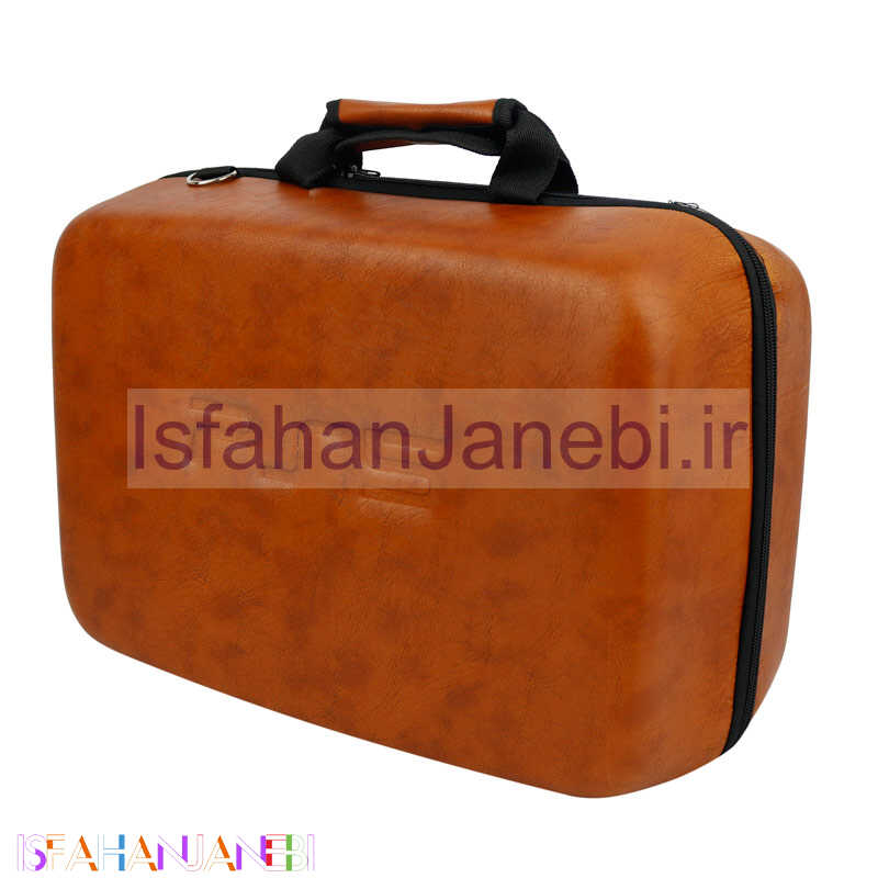 اصفهان جانبی-کیف کنسول بازی PS5 چرمی عسلی