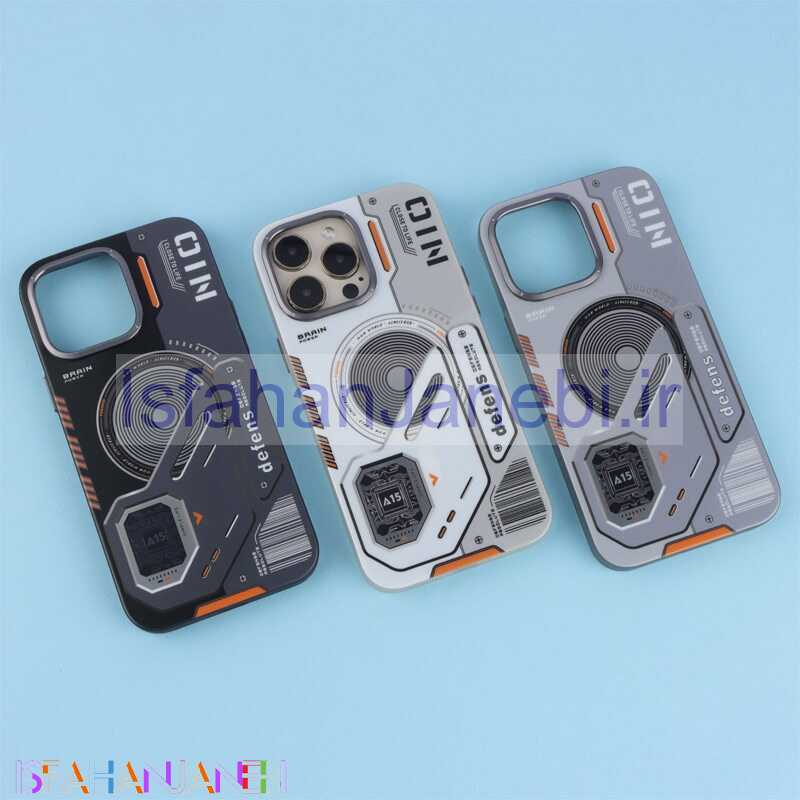 اصفهان جانبی-قاب ضد ضربه اورجینال Q.Series Defens مگ سیف دور رنگی iPhone 14 Pro Max