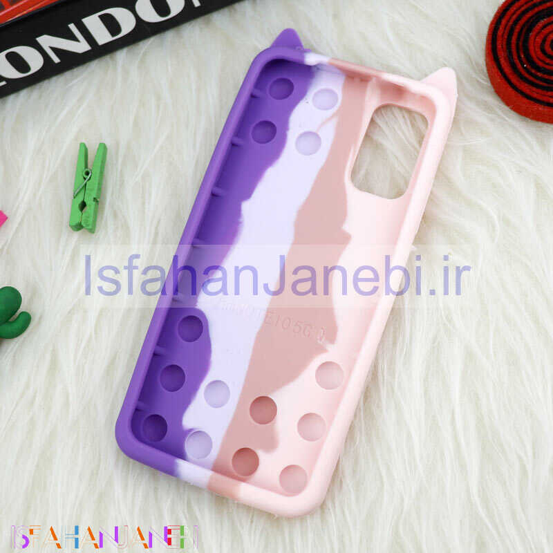 اصفهان جانبی-قاب اورجینال سیلیکونی آکواریومی Lucky Cat پاپیتی Xiaomi Poco M3 Pro