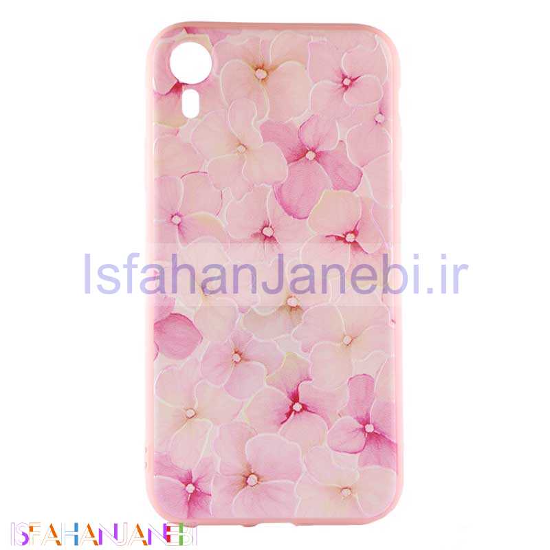 اصفهان جانبی-قاب فانتزی طرح دار صورتی کد2 آیفون iPhone XR