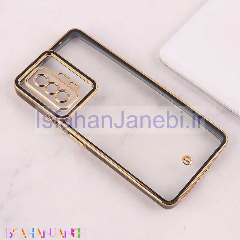 اصفهان جانبی-قاب ژله ای شیائومی 11T / 11T Pro دور رنگی محافظ لنزدار