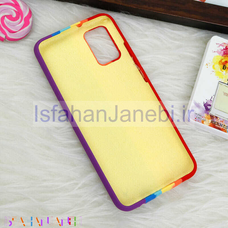اصفهان جانبی-قاب سیلیکونی اورجینال رنگین کمانی Samsung Galaxy A02s