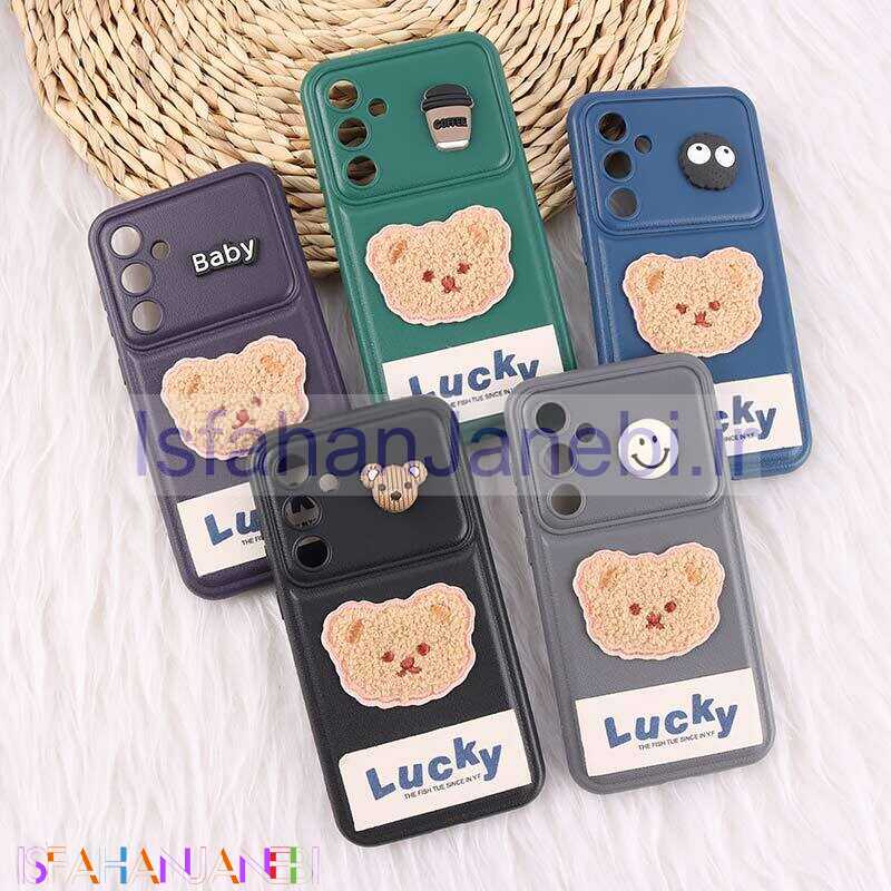 اصفهان جانبی-قاب ژله ای Lucky سامسونگ Galaxy S23 FE 5G عروسکی محافظ لنزدار