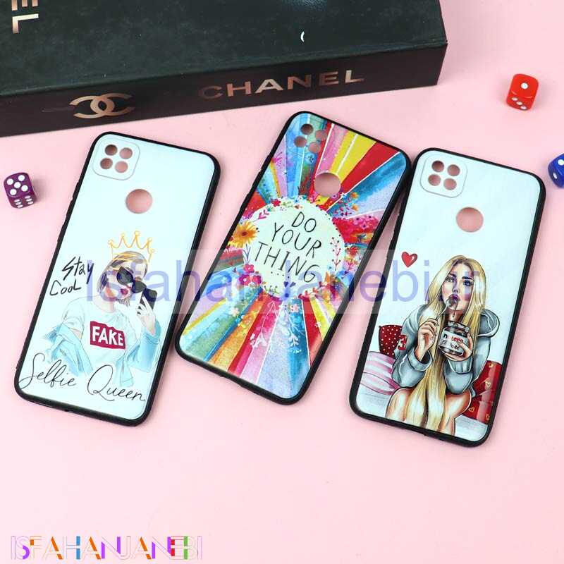 اصفهان جانبی-قاب فانتزی برجسته دخترانه شیائومی Redmi 9C سری 6