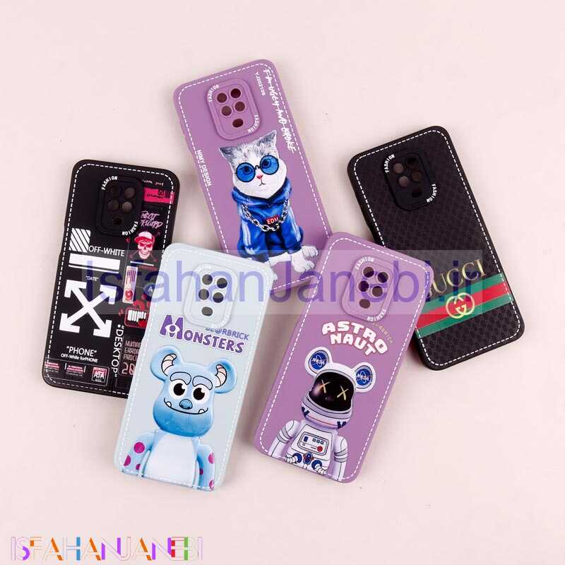 اصفهان جانبی-قاب محافظ لنزدار طرح دوخت Xiaomi Redmi Note 9s